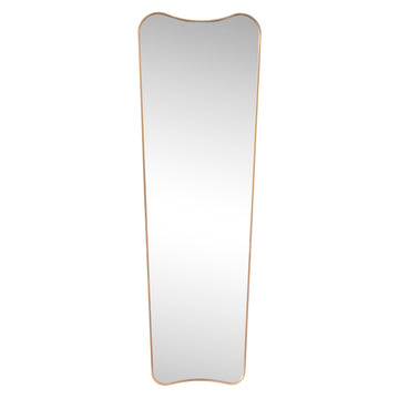 Alfie 20 in. W x 59 in. H Large Rectangular Metal Framed Wall Mounted Full-Length Mirror - JONATHAN Y